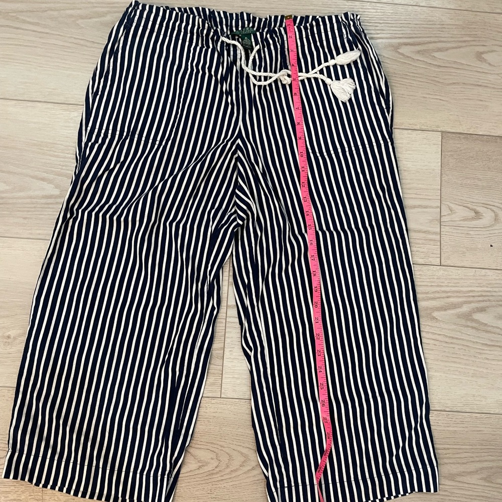 Striped Black and White Men's Pants